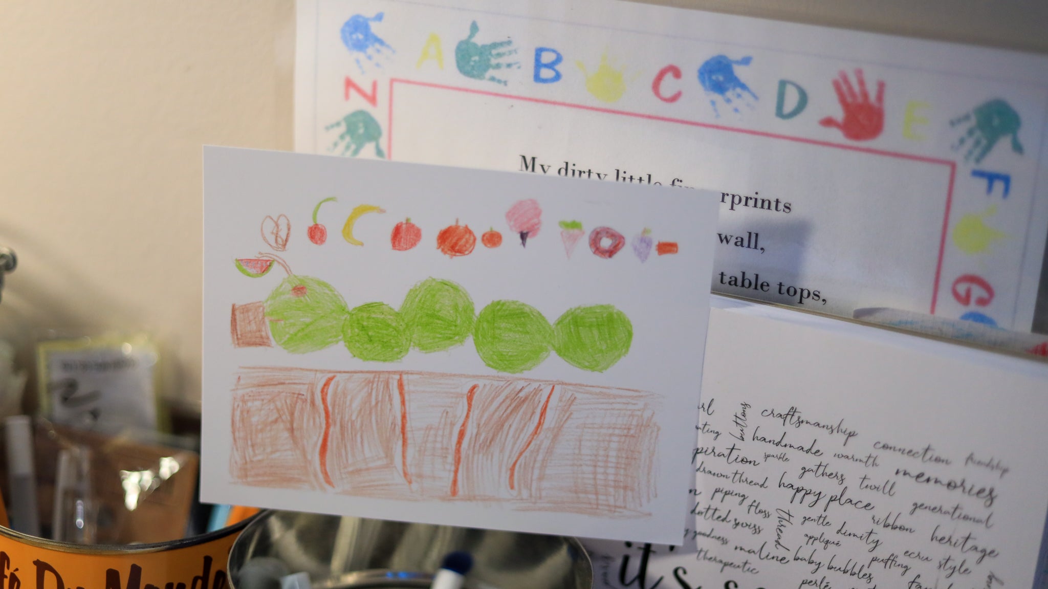 the hungry caterpillar drawing stationery
