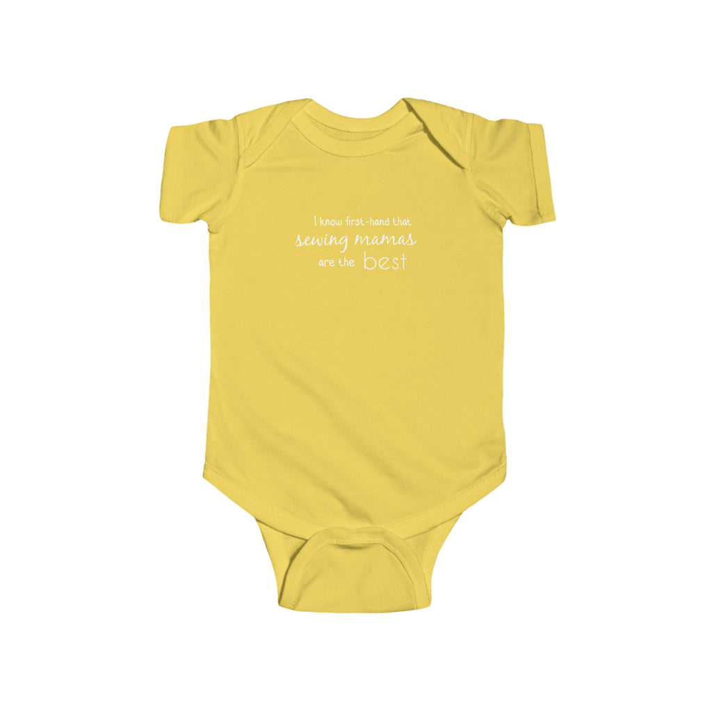 Infant Fine Jersey Bodysuit | sewing mama