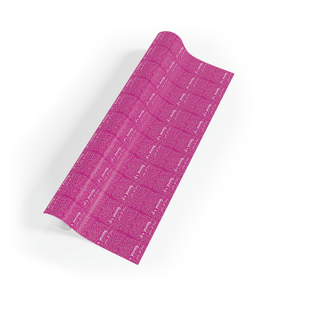 Dark Pink Gift Wrapping Paper Rolls, 1pc | it's sewing, you do you