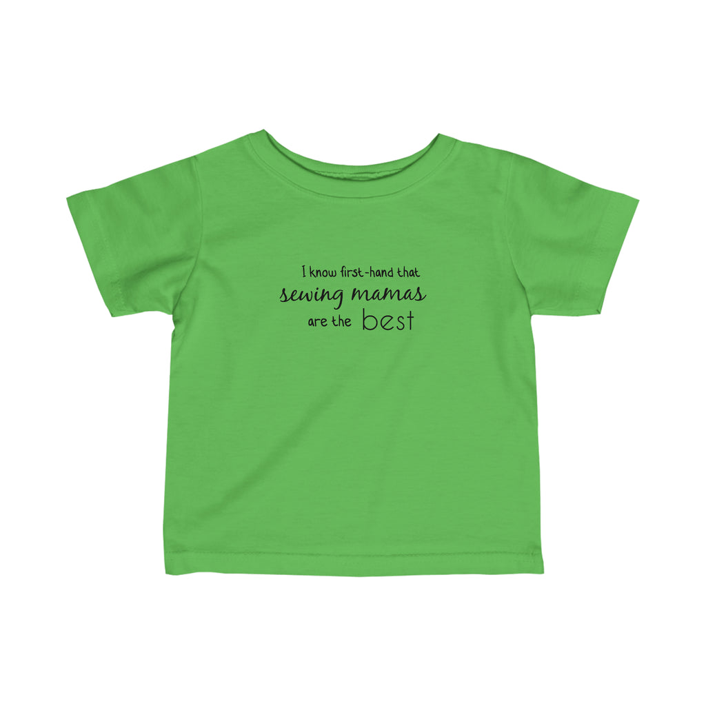 Infant Fine Jersey Tee | sewing mama