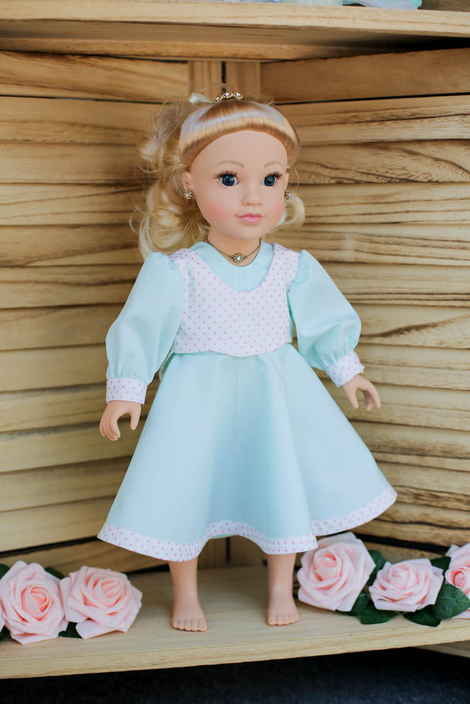 the cut garden dress pdf download | doll size only! freeshipping - Sarah Classic Sewing