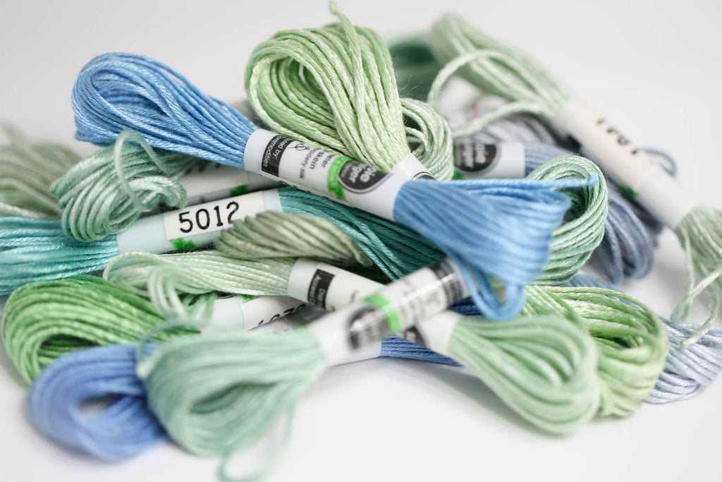 soie d'alger | blues and greens freeshipping - Sarah Classic Sewing