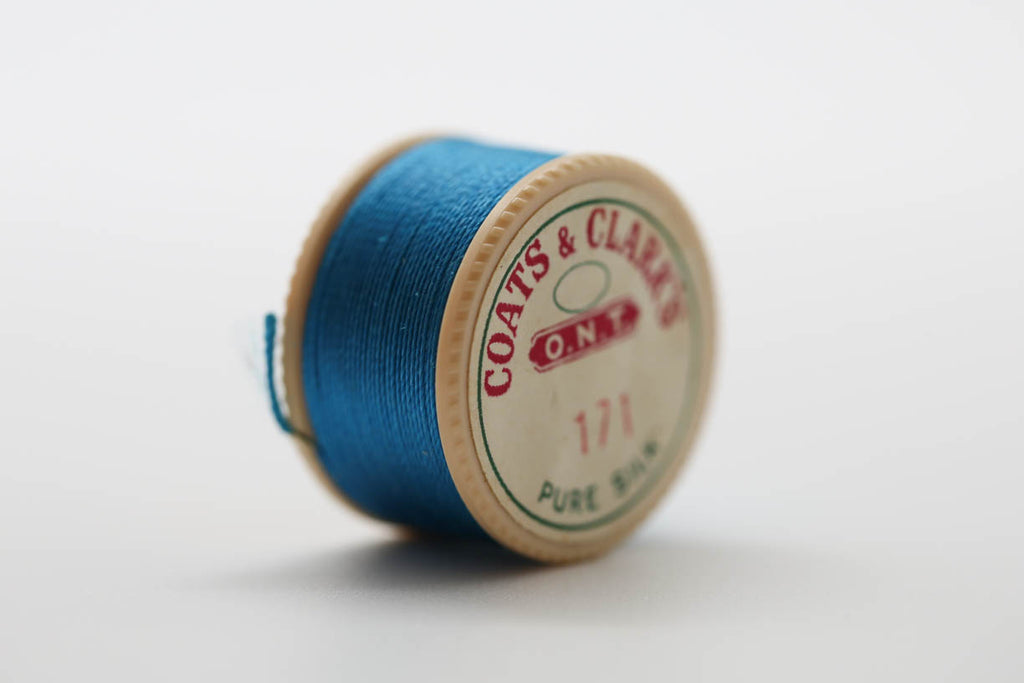 vintage silk buttonhole twist | BLUES GREENS YELLOWS ORANGES freeshipping - Sarah Classic Sewing