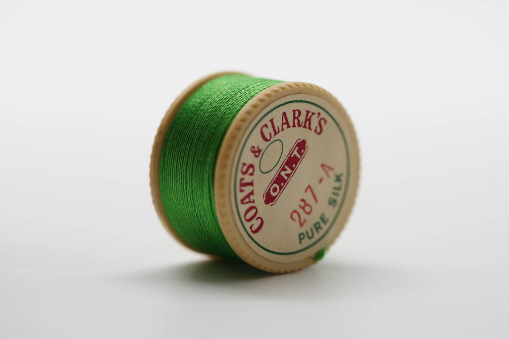 vintage silk buttonhole twist | BLUES GREENS YELLOWS ORANGES freeshipping - Sarah Classic Sewing